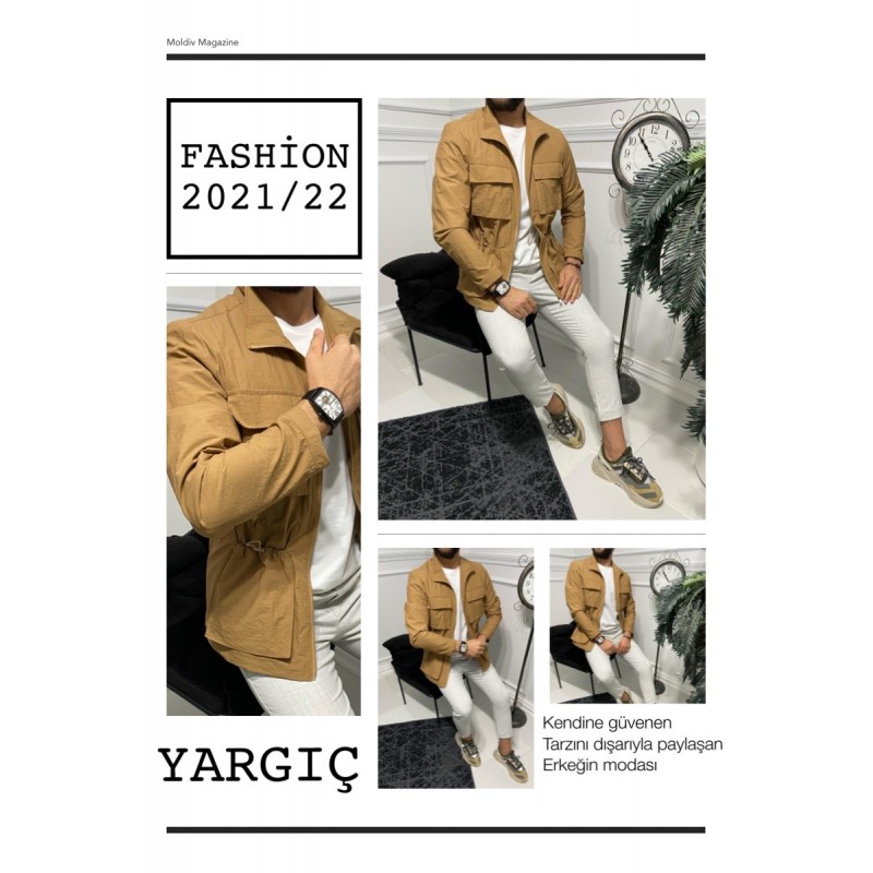 Baharlık Safari Model Ceket-taba