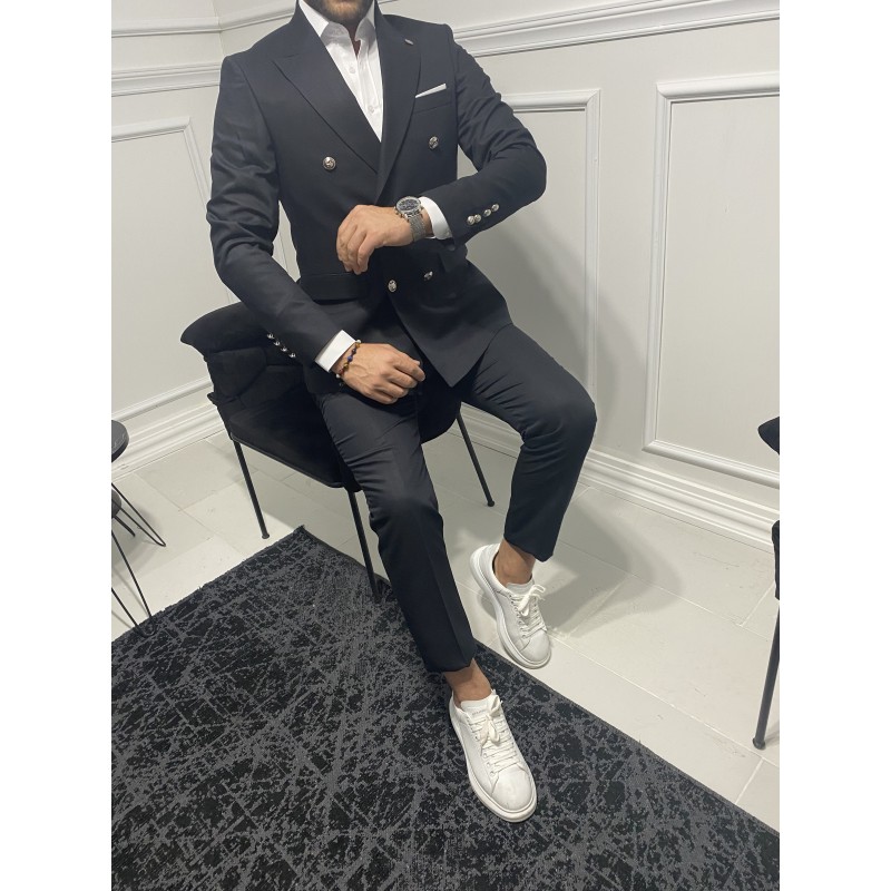 Kruvaze Italyan Kesim Takım Elbise