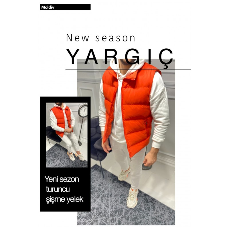 Turuncu Şişme Yelek 